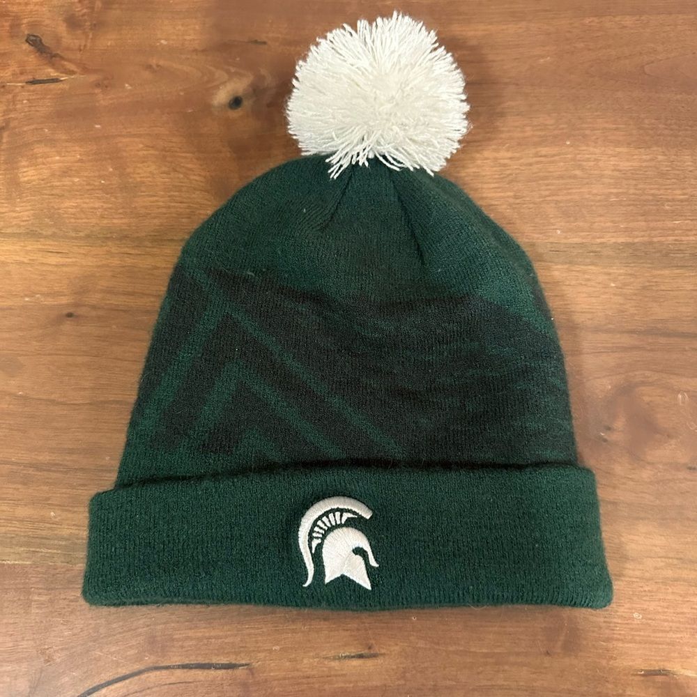 Michigan State Spartans Nike Beanie Sideline Pom
